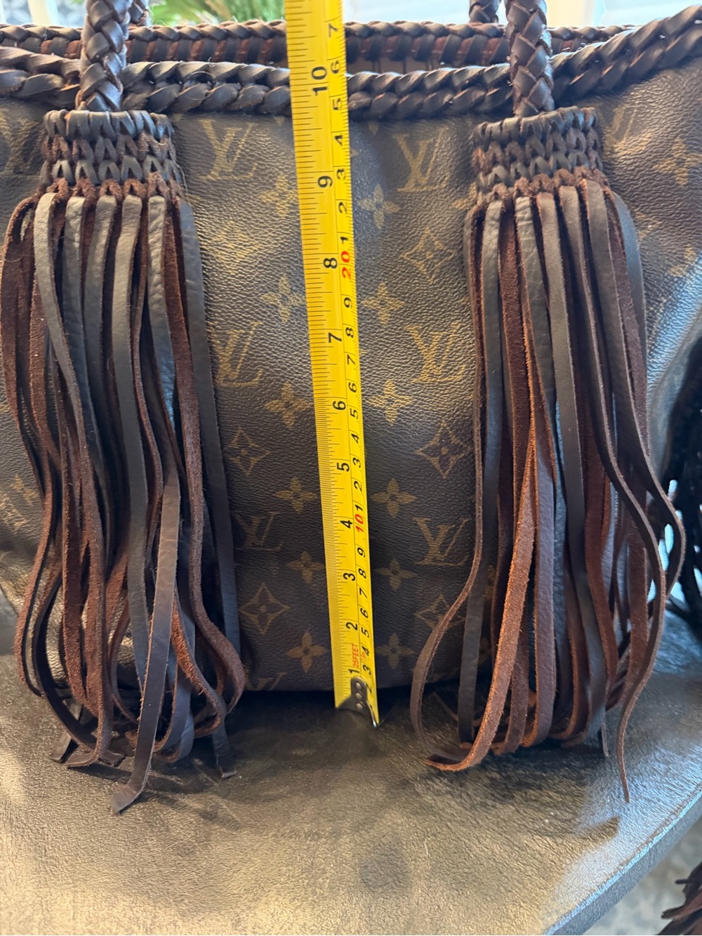 Louis Vuitton Neverfull Tote refurbished by Leather and Vodka - Picture 6 of 8